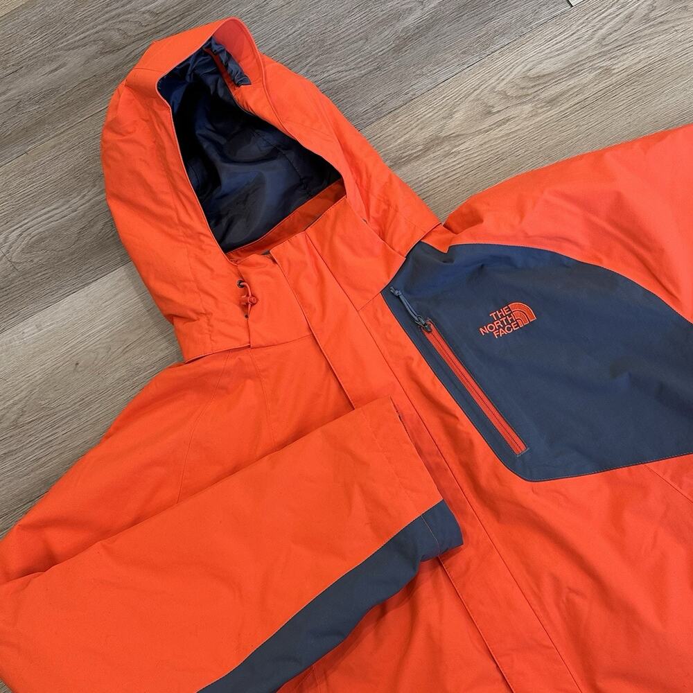 The North Face Atlas Triclimate Hyvent 3-in-1 Jacket XXL Orange Gray Ski Tech